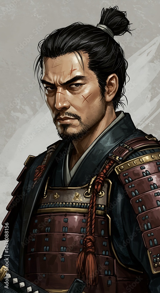 Obraz premium The Ronin's Gaze