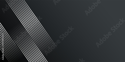 Slash line background with diagonal lines black color. modern