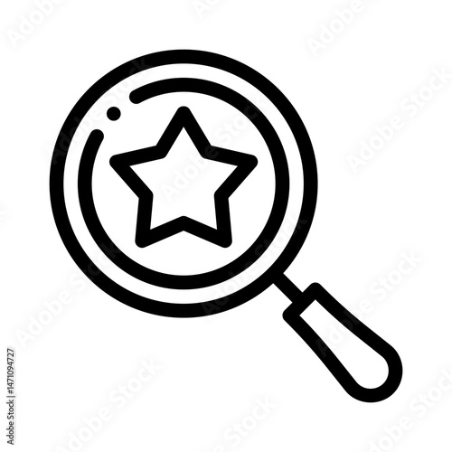 online reviews line icon