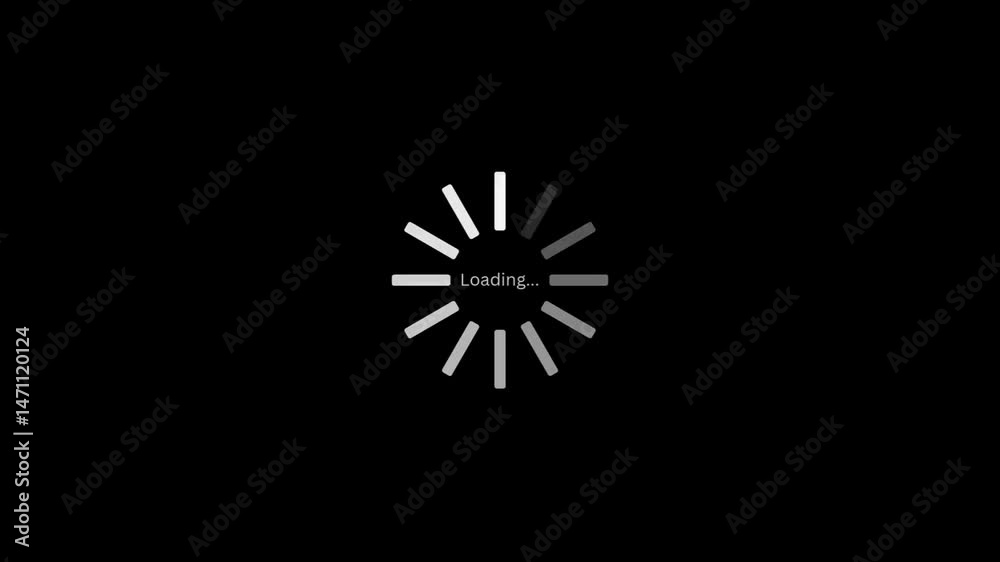 Loading Screen Overlay black
