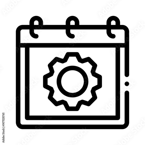 calendar line icon