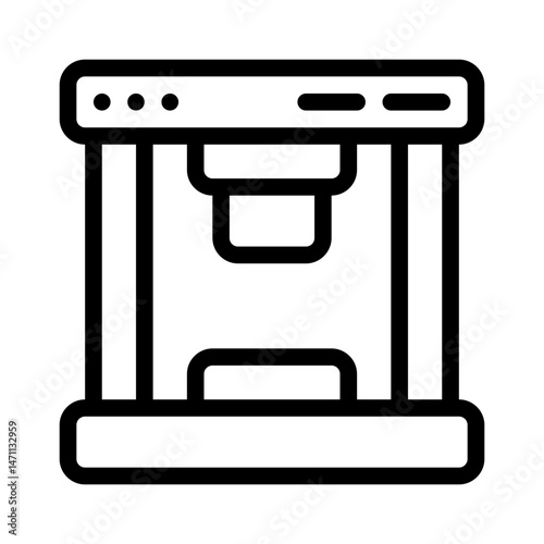 hydraulic press line icon