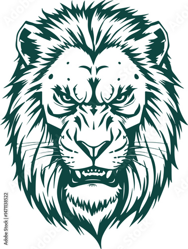 lion head mascot vector transparent 