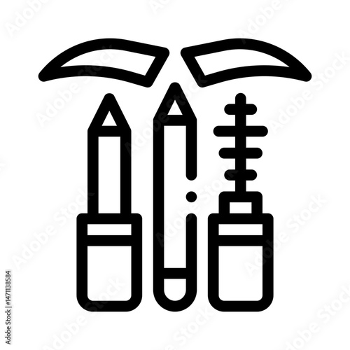 eyeliner line icon