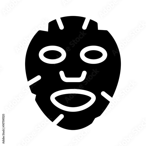 face mask glyph icon