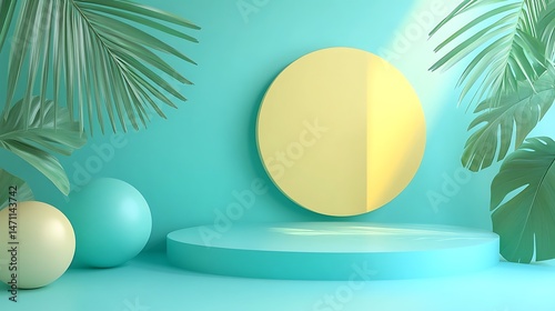 Tropical Summer Product Display.