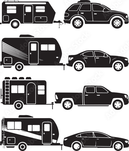 Tent Under Stars Camping Silhouette

Campfire by the Lake Vector Scene

Hiker Resting at Campsite Design

Family Camping Adventure Silhouette

Mountain Forest Camping Night Vector