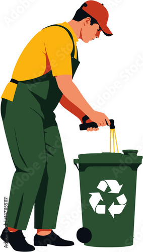 Person rinsing recyclable can for eco-friendly awareness, simplicity