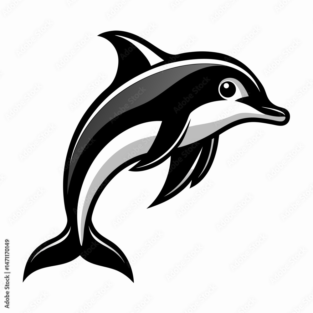 Fototapeta premium dolphin vector illustration