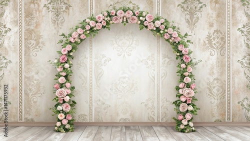 Maternity and Wedding Photography Backdrop with Soft Elegant Background Design
