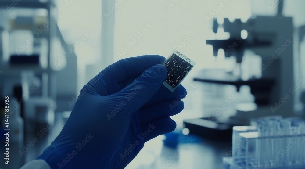 Fototapeta premium scientist in laboratory