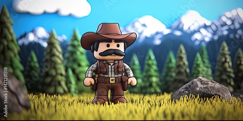 kawaii american frontiersman 