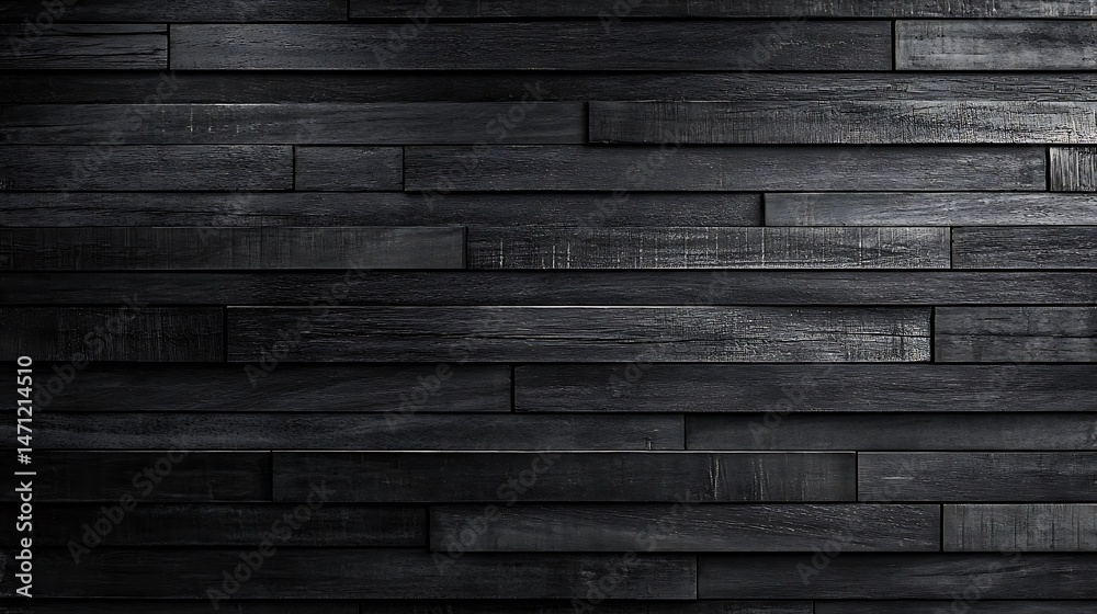 Fototapeta premium Dark Rustic Black Wood Plank Texture Background Ideal for Design Projects and Web Applications