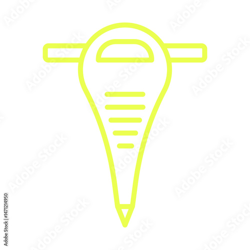 Jackhammer icon design