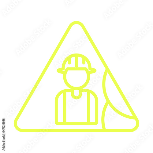 Construction Sign icon design