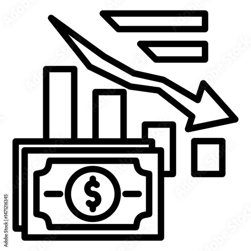 Recession Icon