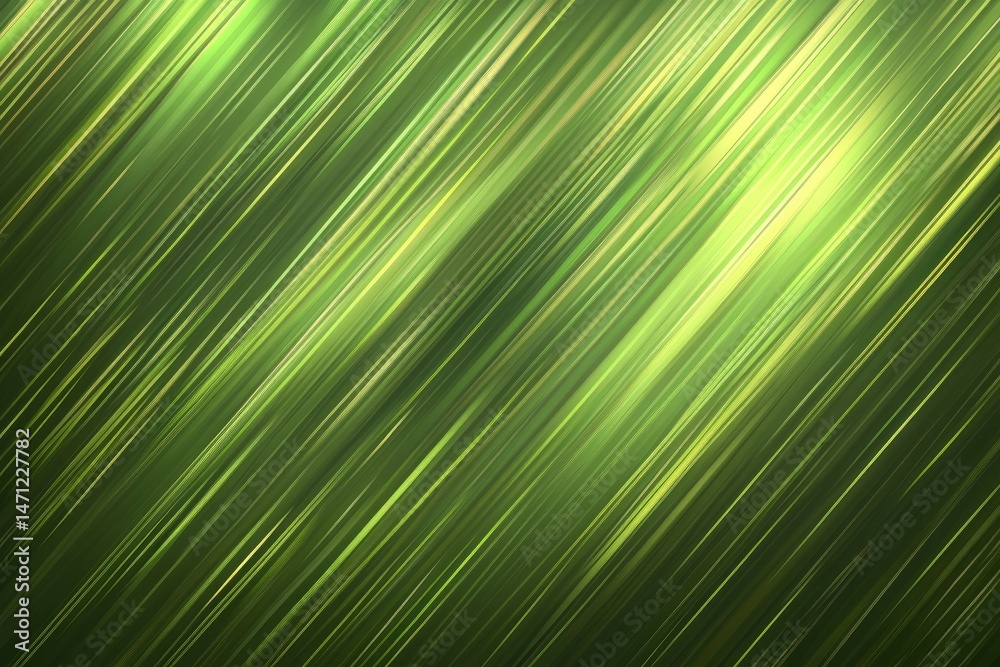 Abstract Diagonal Green Light Streaks Abstract Diagonal Green Light Streaks