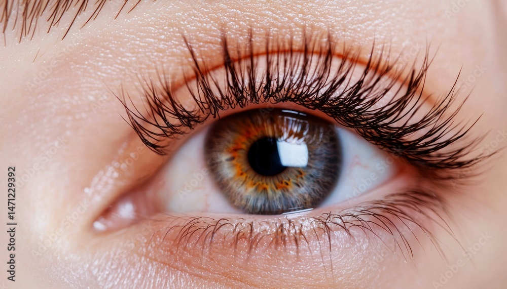 Fototapeta premium Close-up human eye, beautiful