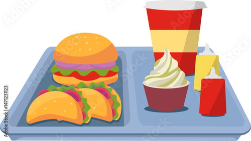 Fast Food Illustration