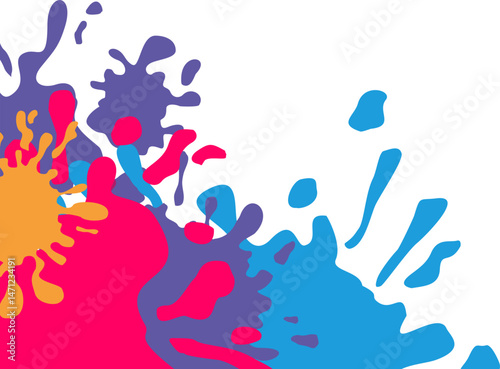 Paint Splash Corner