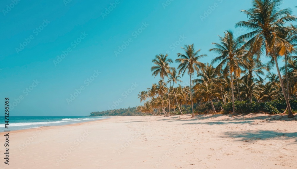 Fototapeta premium Tropical beach scene (3)