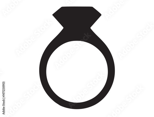  DIAMOND RING SILHOUETTE