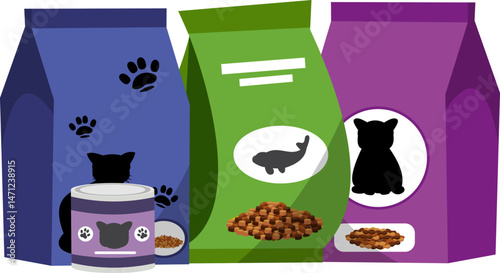 Pet Shop Products Illustration