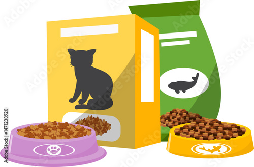 Pet Shop Products Illustration