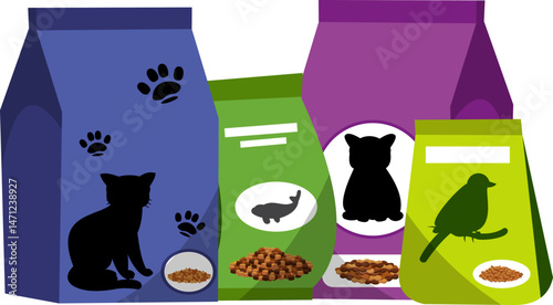Pet Shop Products Illustration