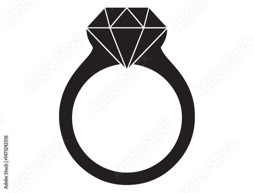  DIAMOND RING SILHOUETTE