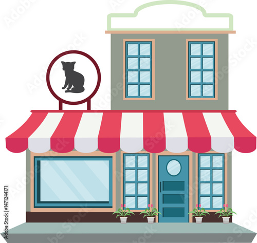 Pet Shop Store Illustration