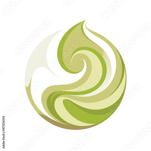 Pista Green Marble Swirling Pistachio Green  