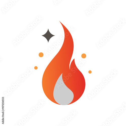 Tandoor Ember Glow Fiery Red And Charcoal  