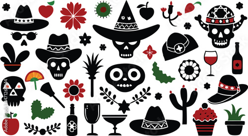 Set of editable stroke chocolate outline icons featuring a variety of chocolate-related symbols for creative illustrations