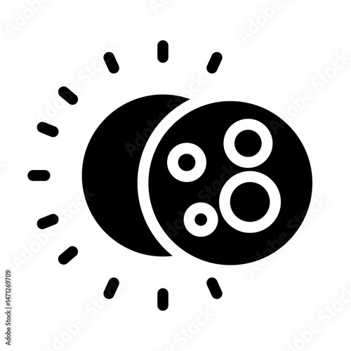 eclipse glyph icon