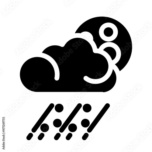 hail glyph icon