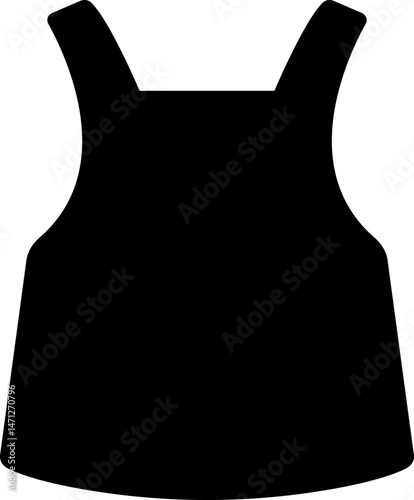 Baby clothes flat icon. Bodysuit, coverall, buster suit, newborn nest symbol, isolated on transparent background
