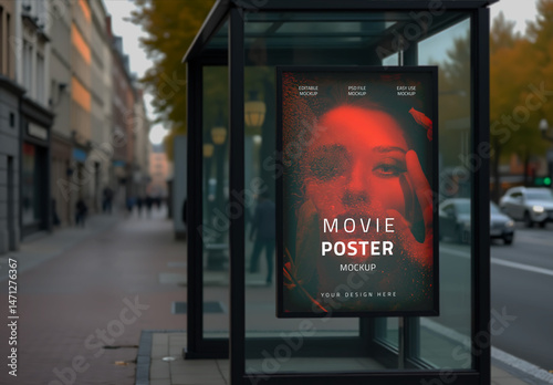 Cinematic Movie Poster Mockup