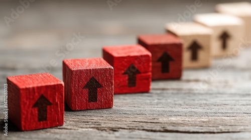 Market pullback angle measurer icon concept defining corrective measures in response to market fluctuations and trends