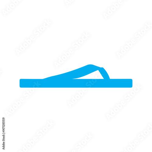flipflops colored icon