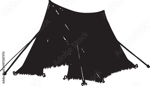 Tent Under the Stars Silhouette

Campfire Night Scene Vector

Family Camping Trip Silhouette Art

Forest Camping with Mountains Background

Adventure Camping Scene in Wilderness