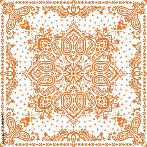 Beautiful flower art and mandala vector design