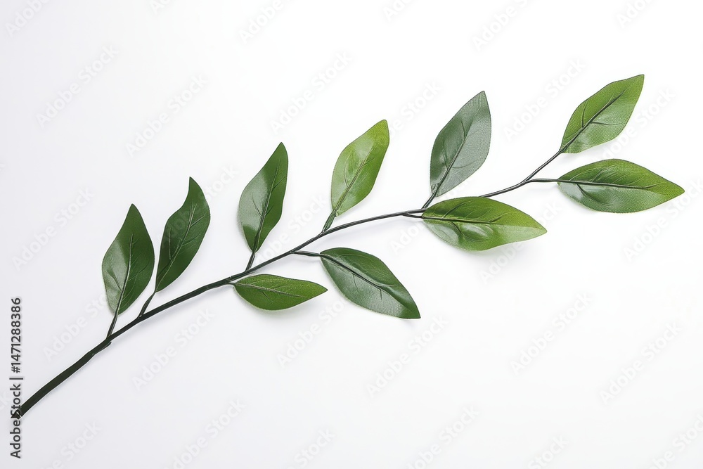Obraz premium A sprig of green leaves