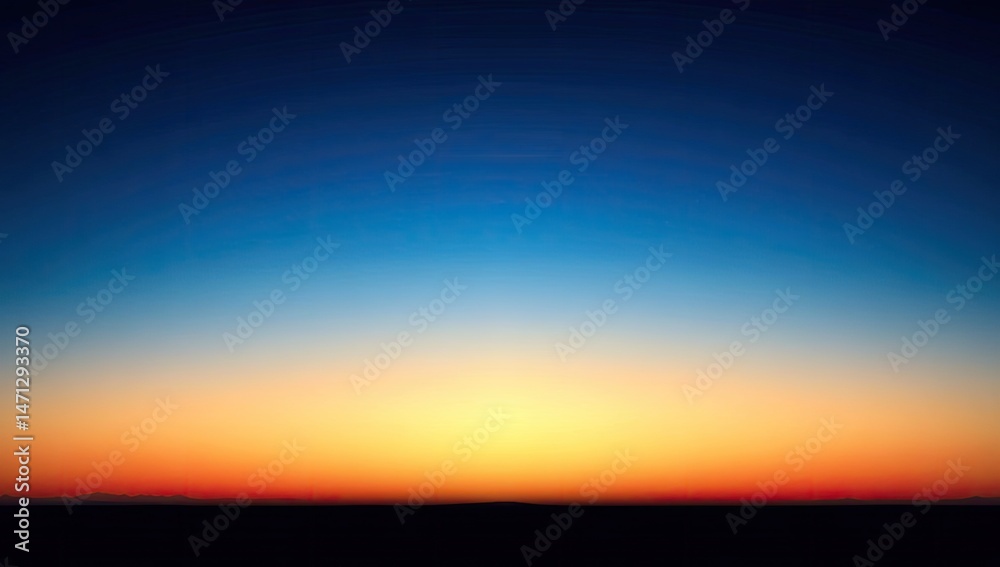 Fototapeta premium Blurry sunset view