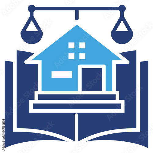 Trust And Estate Law Two Color Icon