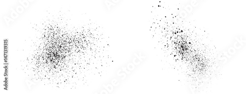 Splatter hand-drawn black grunge frame blood background
