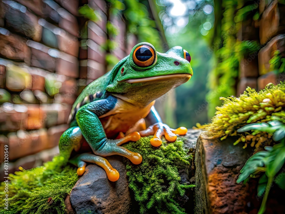 Javan Tree Frog, Flying Frog, Architectural Photography, Nature, Wildlife