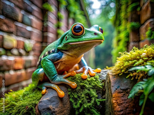 Javan Tree Frog, Flying Frog, Architectural Photography, Nature, Wildlife