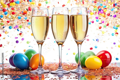 Joyful Celebration - Champagne & Confetti