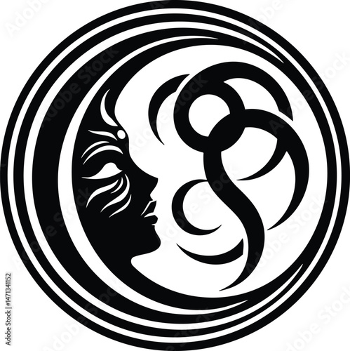 Black moon lilith symbol
